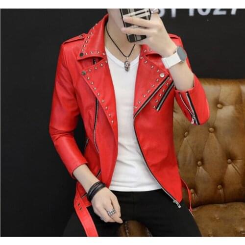 New motorcycle leather clothing men leather jacket 2021 fashion mens jackets and coats outerwear