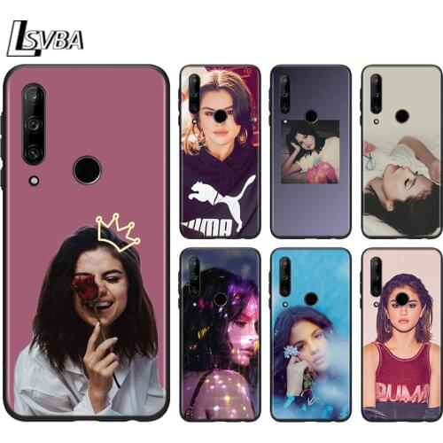 Selena Gomez for Huawei Honor 9A 9C 9S 9X 10 9 Lite 30 20 Pro 10i 8X 8 8A 7A 7C Pro Lite Black Phone Case
