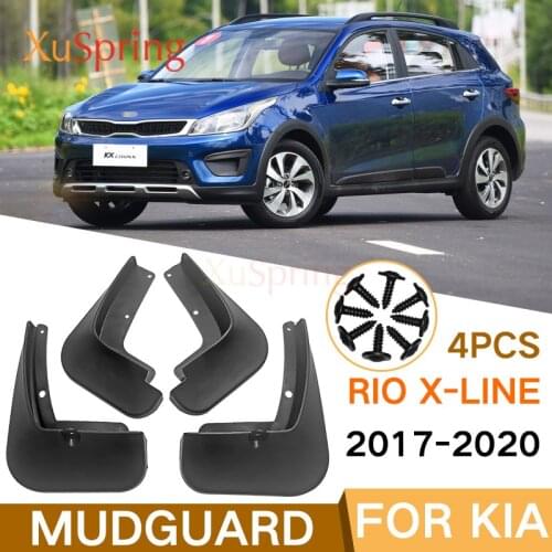 Suitable for KIA Rio X-Line 2017 2018 2019 2020 2021 2022 KIA KX COROSS Car Mudflaps Splash Guards Front Rear Mudguards Fender