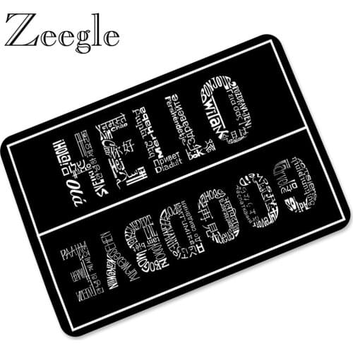 Letters Printed Rubber Doormat Anti Slip Doormats Entrance Door Front Door Foot Mat Outdoor Indoor Welcome Home Funny Floor Mats