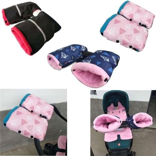 Newborn Stroller Gloves Winter Warm Kids Baby Buggy Pushchair Hand Muff Mittens Stroller Accessories