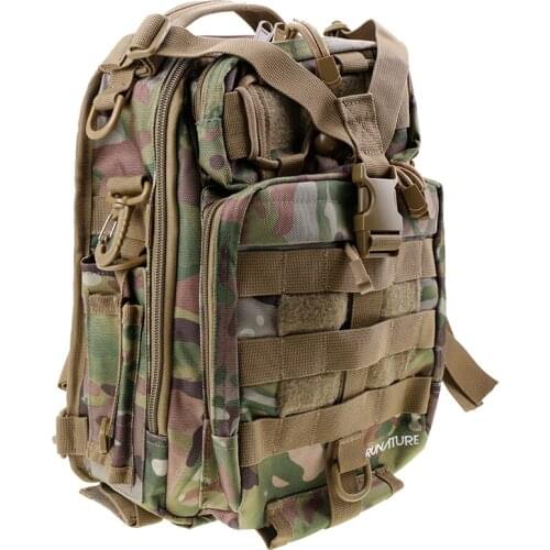 RUNATURE Bags Tactical Waterproof Multifunctional Single Shoulder Military Bag High Capacity Chest Bag for Outdoor Sports