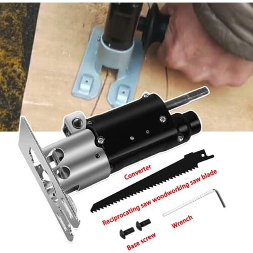 Saw Adapter Electric Drill to Electric Saw Household Multifunctional Wood Reciprocating Woodworking ferramentas manuais new