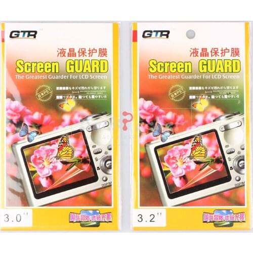 Digital Camera Accessories LCD Screen Protector Film Guard LCD 3.2 inch 65x49mm /3.0 inch 62x46mm For IXUS 230 HS 255 HS ZR1200