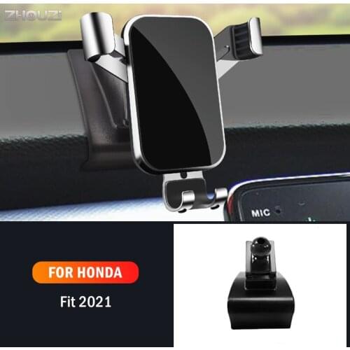 Car Mobile Phone Holder Special Air Vent Mounts GPS Stand Gravity Navigation Bracket For Honda Fit 2021 Car Accessories