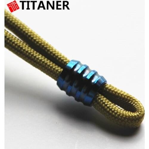 HOT!!!High Quality Titaner Titanium Beads Never RUSTED Spacer Charm Beads For DIY Bracelet/Paracord/Jewelry/ Knife Cord