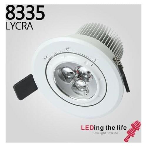 CREE COB LED Recessed Down light High CRI Ceiling Lamp Focusable Dimmable LED Downlight for Museum art gallery home lighting