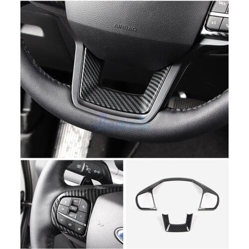 Interior Steering Wheel Decorative Strips Cover Trim Stickers Panel Car-styling For Ford Explorer 2020 2021 Auto Accessories