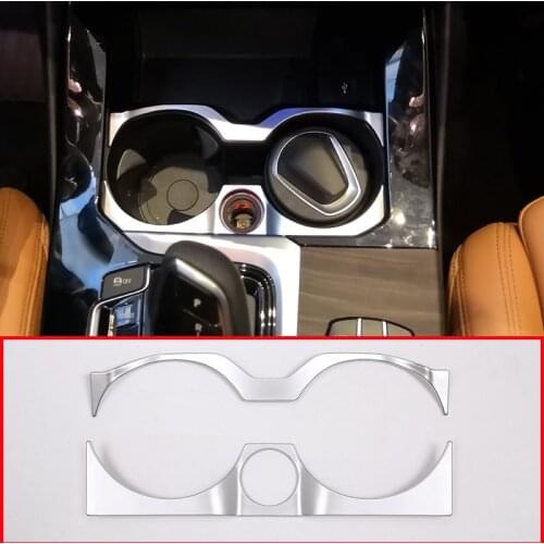 For BMW X3 G01 2018 Year Car-styling ABS Matte Chrome Cup Holder Decoration Frame Trim Accessories