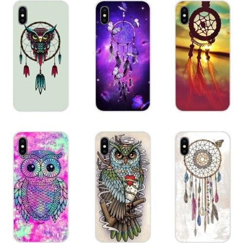 For Motorola Moto X4 E4 E5 G5 G5S G6 Z Z2 Z3 G G2 G3 C Play Plus Accessories Phone Shell Covers Dream Catcher Owls