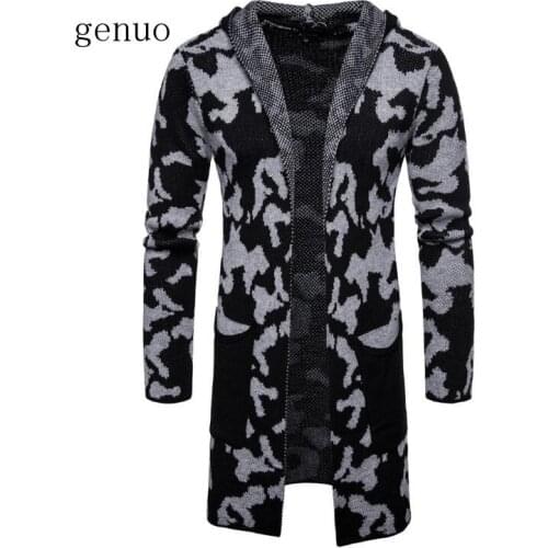 Мужские вязаные толстовки Genuo China At AliExpress