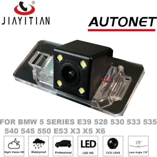 For BMW 5 Series E39 528 530 533 535 540 545 550 E53 X3 X5 X6 Car CCD Night Vision Backup Rear View Camera Parking Assistance