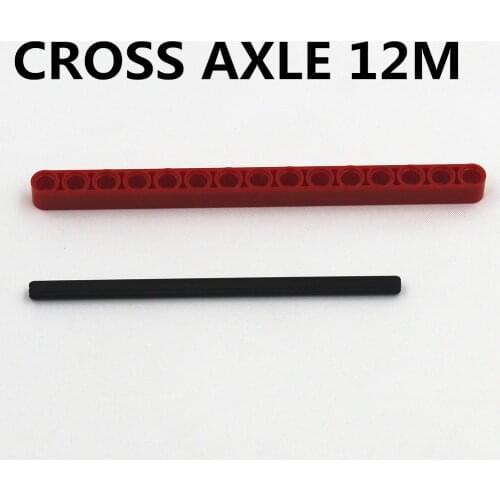 Self-Locking Bricks free creation of toy Technic CROSS AXLE 12M 10Pcs compatible with Lego