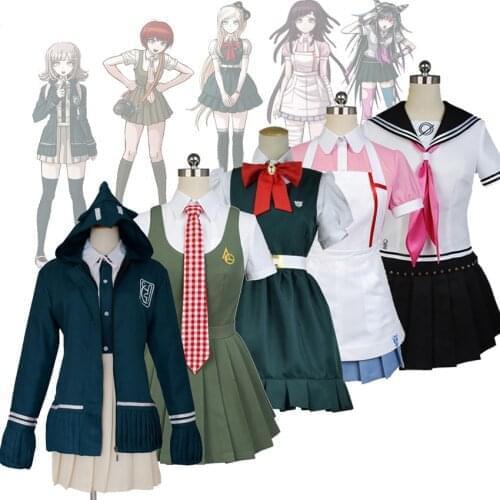 Anime Danganronpa 2 Sonia Nevermind Nanami Chiaki Koizumi Mahiru Mikan Tsumiki Cosplay Costume Mioda Ibuki Uniform custom size