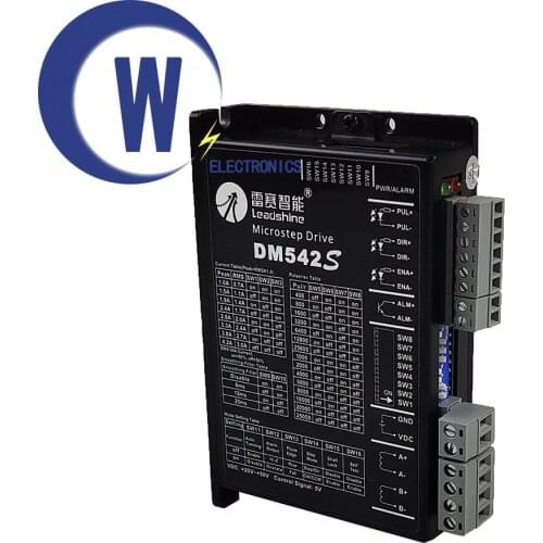 New Arrival Leadshine DM542S Updated from DM542 WITH STRONGER ANTI-INTERFERENCE FUNCTION MORE STEADY Stepper Drive 48VDC 4.2A