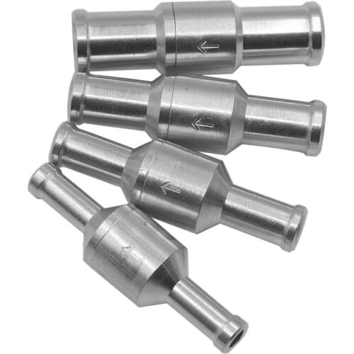 6/8/10/12mm Aluminium Alloy One Way Fuel Non Return Check Valve Petrol Diesel For Car Vacuum Hose Oil Water Pumps