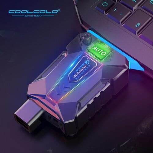 Strong Gaming Cooling Performance Vacuum Laptop Cooling Pad Cooling Fan Extracting CPU Cooler USB 5V For Laptop Notebook PC