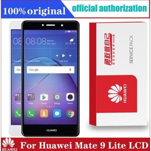 Original 5.5'' Display with Frame Replacement for Huawei Mate 9 Lite LCD Touch Screen Digitizer Assembly Mate9 Lite BLL-L23