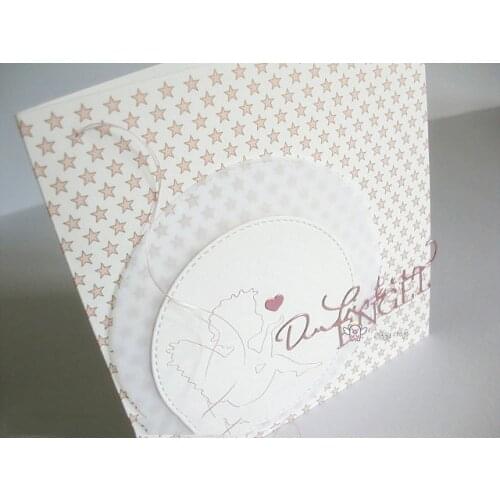 Mmao Crafts Metal Steel Cutting Dies German You are an angel letters Stencil For DIY Scrapbooking Paper/photo Cards Embossing