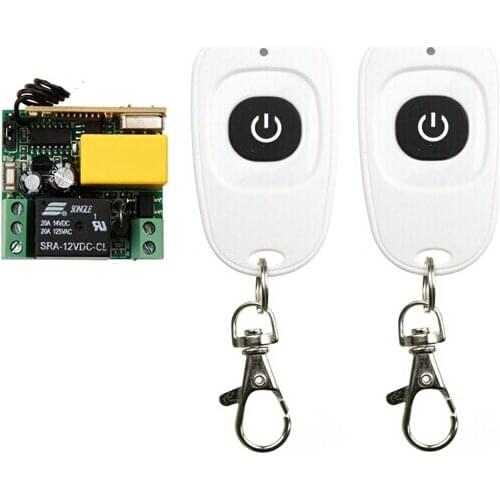 RF mini Wireless Remote light Control AC 220 V 1 ch 2017 new 1* receiver+2*transmitter lamp