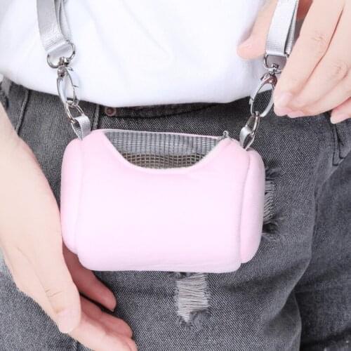 Hamster Tote Bag, Mole Out Backpack, Pet Cylinder Breathable Satchel, Soft and Comfortable Pet Will Not Stuffy Hamster Cage