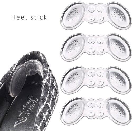 Butterfly-Shaped Women Silicone Soft Insert Heel Liner Grips High Heel Comfort Anti-Wear Foot Shoe Pads Feet Care Accessories
