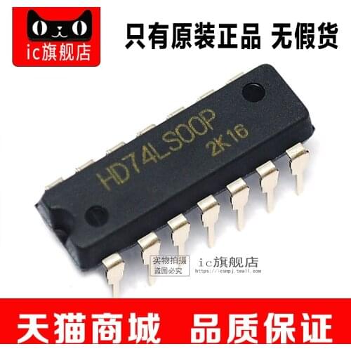 10PCS HD74LS00P DIP14