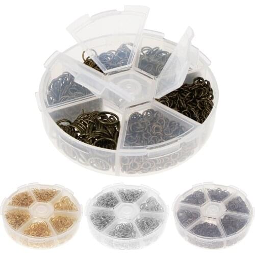 1600pcs Split Copper Jump Rings Mixed 4 10mm Lot Earring Bracelet