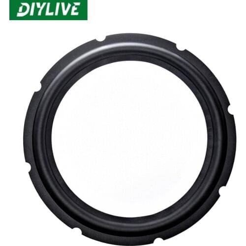 DIYLIVE 2PCS Speaker rubber surround repair 6.5 "8" perforated speaker subwoofer accessories universal folding edge DIY