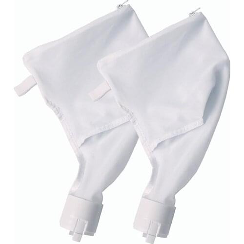 2 Pack Pool Cleaning Filte Bag With Zipper Design Replacement Nylon Mesh Pool Cleaner Bags For Polaris 360/380 Cleaning Filter