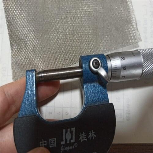 3pcs High Temperature Stainless Steel Wire Mesh Non-toxic Filtration 304 Stainless Steel Woven Wire Cloth Screen For Industrial