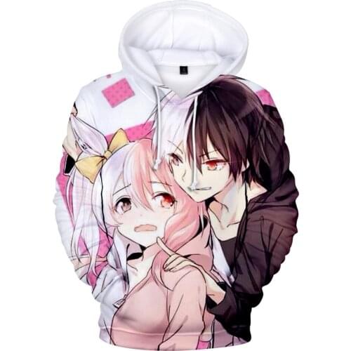 3D Hoodies Monokuma Sweatshirts Boys Girls Pullover Mens Hoodies Men/Women Sweatshirt Harajuku 3D Hoodie Plus Size Tops