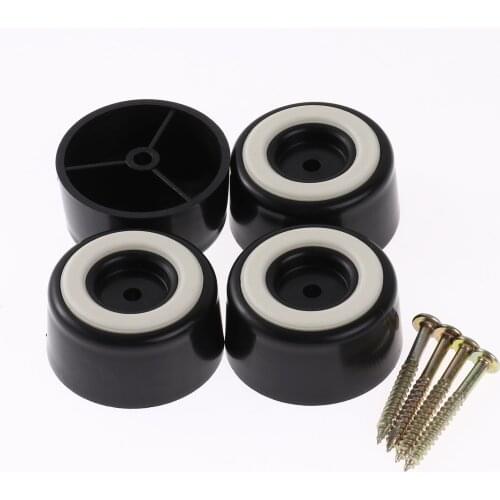4Pcs Heighten Legs Bed Sofa Feet Plastic Furniture Leg Hardware Anti Slip Chair Table Foot Floor Protector for Wooden Furniture