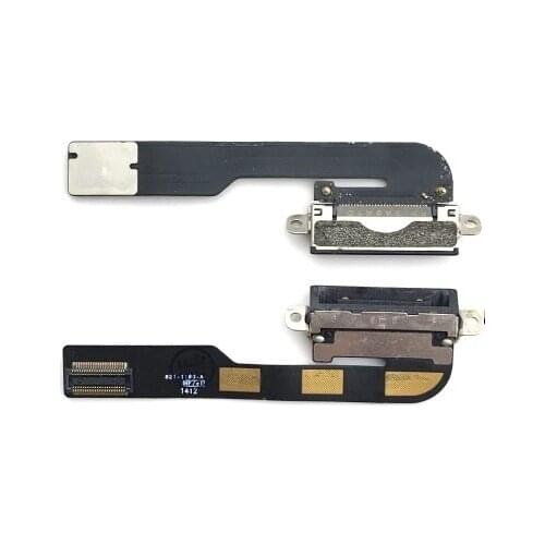 50pcs/lot Charger Charging Port Dock USB Connector Flex Cable Ribbon For iPad 2 replacement parts