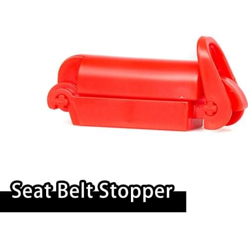 Car Parts Car Safety Seat Belt Stopper Spacing Limit Buckle Clip Retainer Seatbelt Stop Button Automobile Interior Accessories