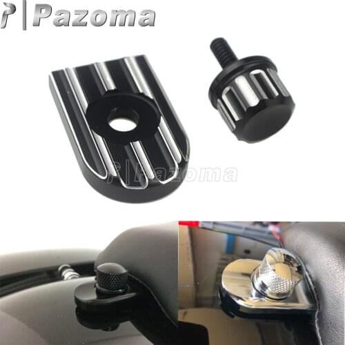 Motorcycle Seat Bolt Tab Screw For Harley Street Bob Wide Glide Street Road Ultra Glide Touring FXDB w/ 1/4-20 Thread 1996-2017