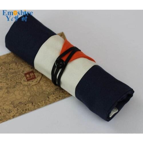Pencil Case Cotton Small Capacity Students Pen Collection Fountain Pen Box Anti-friction Pencil Bag for Writing Supplies B054