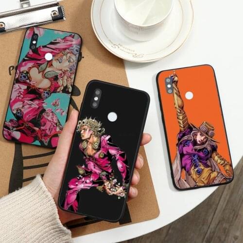 Jojo bizarre adventure Anime mobile Phone Case For Xiaomi Redmi note 7 8 9 t k30 max3 9 s 10 pro lite