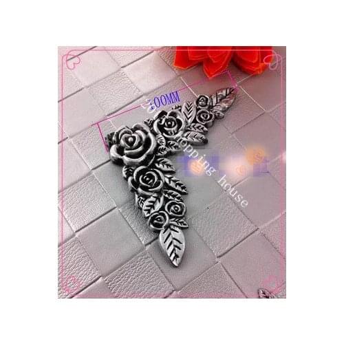 Floral floral wedding photo frame accessories decorative trim plastic spray rose flower 10CM