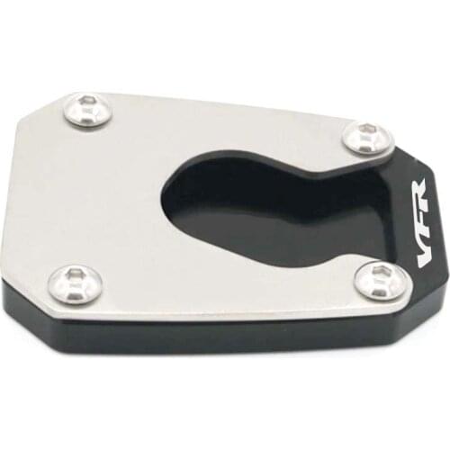For HONDA VFR1200X 2012-2017 VFR800X 13-19 VFR 1200 800 Stand Extension Support Plate Side Kickstand enlarger pad parts