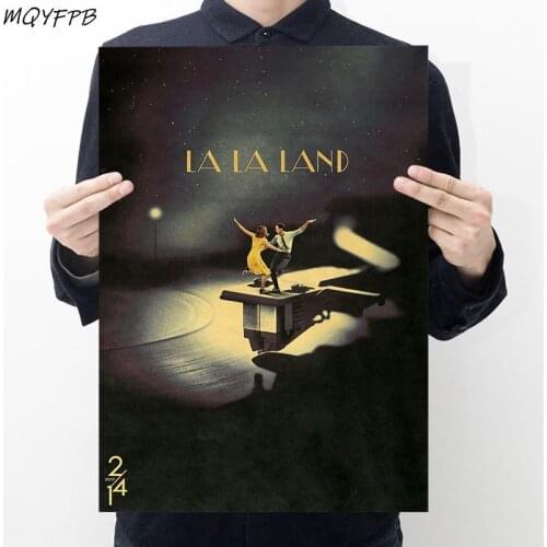 Movie La La Land Kraft Paper Poster Home Wall Room Decoration Painting 50.5x35cm