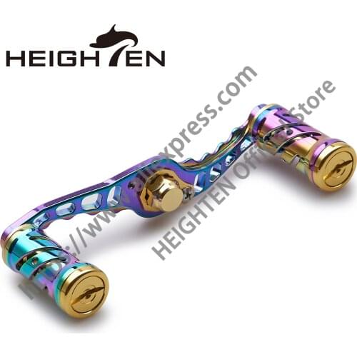 New Fishing Reel Handle 4.0mm Fishing Reel Knob for Spinning Reel Rainbow Color Fishing Reel Accessories for daiwa haibo