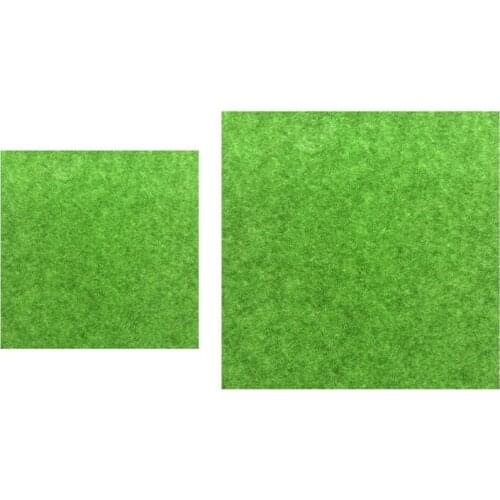 Dollhouse Artificial Grass Fake Lawn 6"/12" Simulation Miniature Grass Tiles Moisture-proof Garden Ornament Lawn Fake Grass Turf