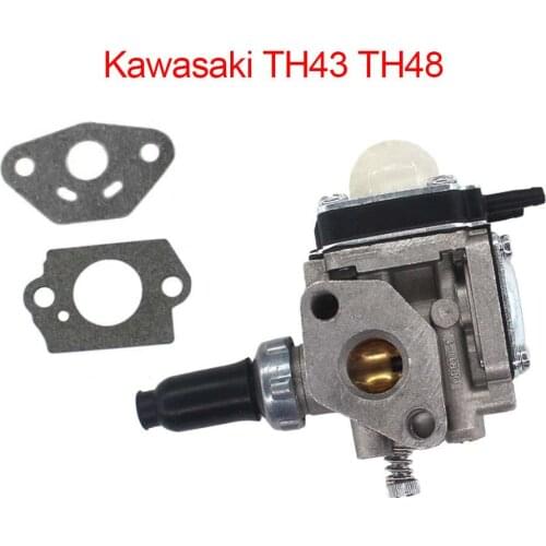 Carburetor With Gasket For Trimmer Bushcutter Kawasaki TH43 TH48 Weed Eater 1* Carburetor And 2* Gaske