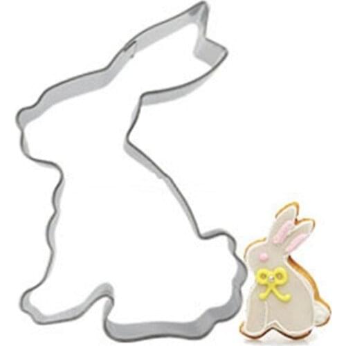 Rabbit Fondant Cutter Toy Kitchen Sale Egg Mold Biscuit Cookie Biscuit Stamp Tools Fondant For Kitchen Stainless Steel Shop