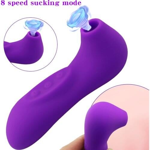 Powerful Clit Sucker Vibrator Tongue Vibrating Sex Toys Nipple Sucking Blowjob Clitoris Stimulator Etotic for Women Masturbator