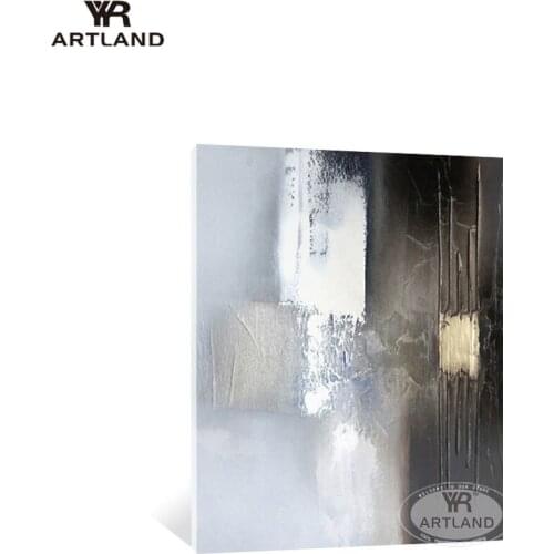 Quadro Nordic simple black and white abstract picture home decor Hand drawn canvas oil painting art poster for Entrance hotel