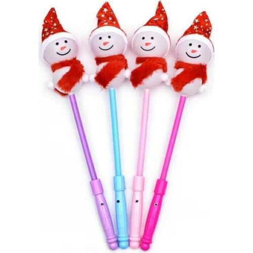 New Luminescent Snowman Bar, Christmas Flash Bar, Christmas Gift, Colorful Luminescent Toy Factory