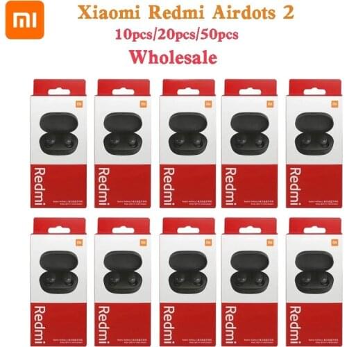 Wholesale Original Redmi Airdots 2 Xiaomi Bluetooth Earphones AI Control Gaming Headset Xiaomi Earbuds Redmi Airdots 2