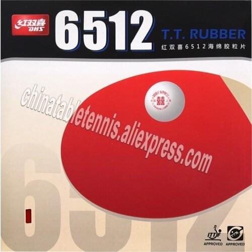 Original DHS Pro Professional Edition Table Tennis Racket Rubber Pimples In 6512